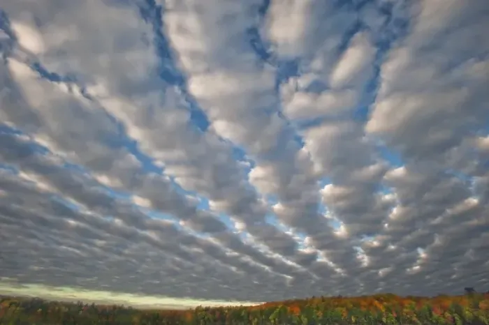 Framed Print : USA, Michigan, Upper Peninsula. Clouds over Petes Lake in autumn Framed Print : USA, Michigan, Upper Peninsula. Clouds over Petes Lake in autumn