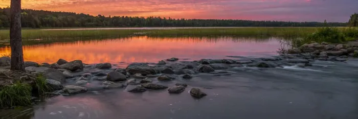 Framed Print : USA, Minnesota, Itasca State Park, Mississippi Headwaters