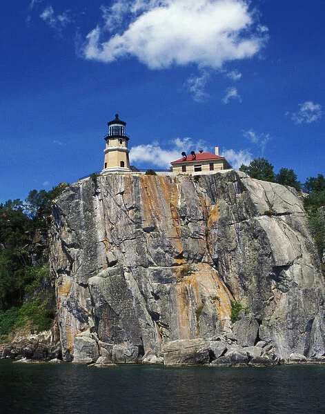 USA, Minnesota, Lake Superior, Two Harbors, Split Rock Lighthouse