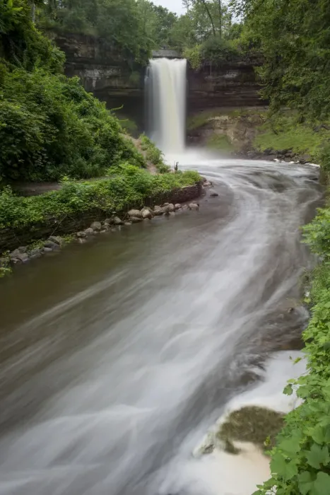 Framed Print : USA, Minnesota, Minneapolis, Minnehaha Regional Park, Minnehaha Falls