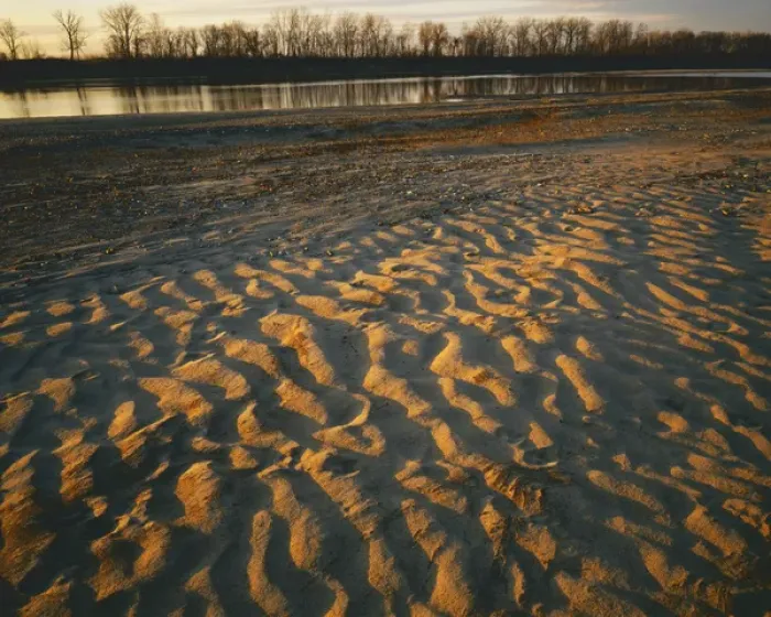Framed Print : USA, Missouri, Pelican Island Natural Area, Missouri River