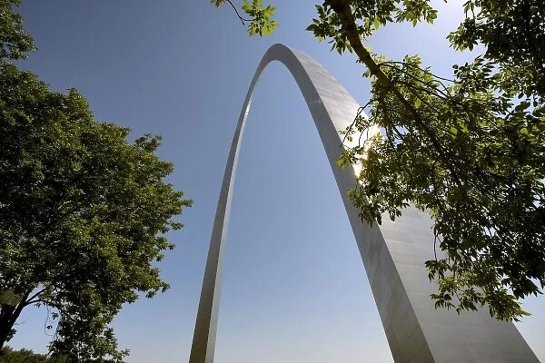 USA, Missouri, St. Louis. The Gateway Arch, part of the Jefferson National Expansion Memorial
