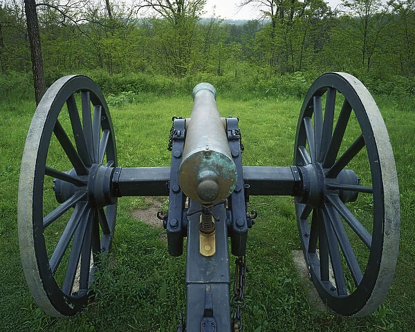 USA, Missouri, Wilsons Creek National Battlefield, Cannon