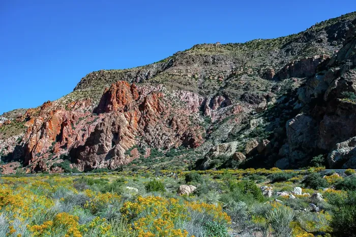Framed Print : USA, Nevada, Elgin. Rainbow Canyon