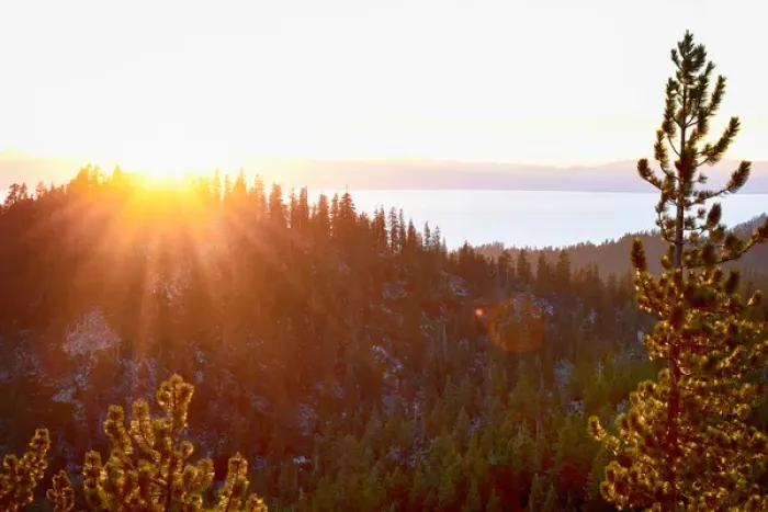 Framed Print : USA, Nevada, Lake Tahoe at sunset Framed Print : USA, Nevada, Lake Tahoe at sunset