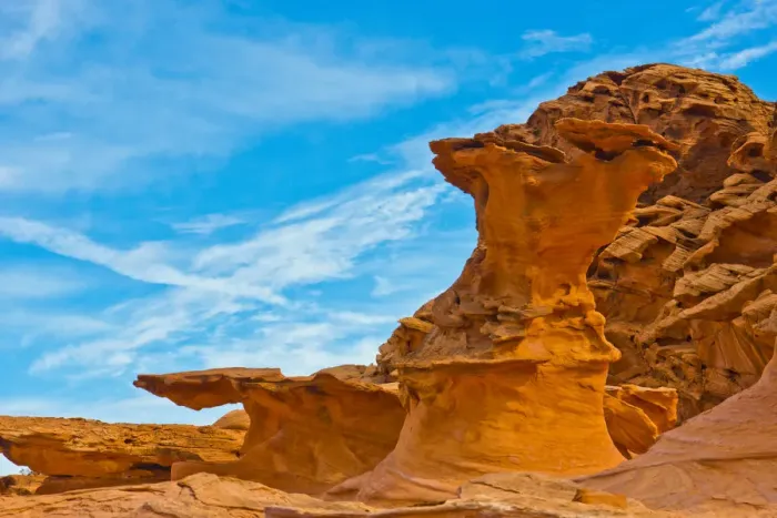 Framed Print : USA, Nevada, Mesquite. Gold Butte National Monument, Little Finland red rock sculptures