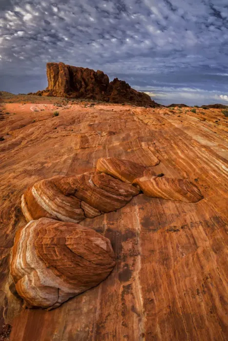 Framed Print : USA, Nevada, Overton, Valley of Fire State Park. Multi-colored rock formation. Credit as Framed Print : USA, Nevada, Overton, Valley of Fire State Park. Multi-colored rock formation. Credit as