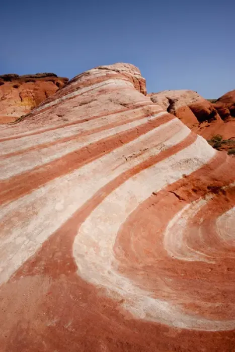 Framed Print : USA, Nevada, Valley of Fire State Park. Striped sandstone formation resembles a wave of stone Framed Print : USA, Nevada, Valley of Fire State Park. Striped sandstone formation resembles a wave of stone