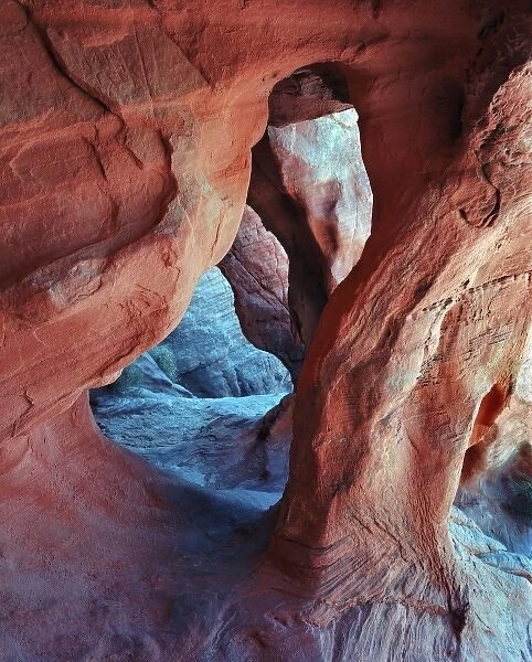 USA, Nevada, Valley of Fire State Park. Situated in western Nevada, the park derives