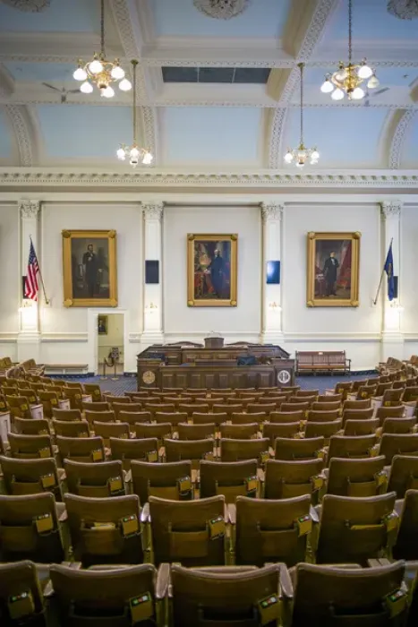 Framed Print : USA, New Hampshire, Concord, New Hampshire State House, interior of the chamber of Framed Print : USA, New Hampshire, Concord, New Hampshire State House, interior of the chamber of