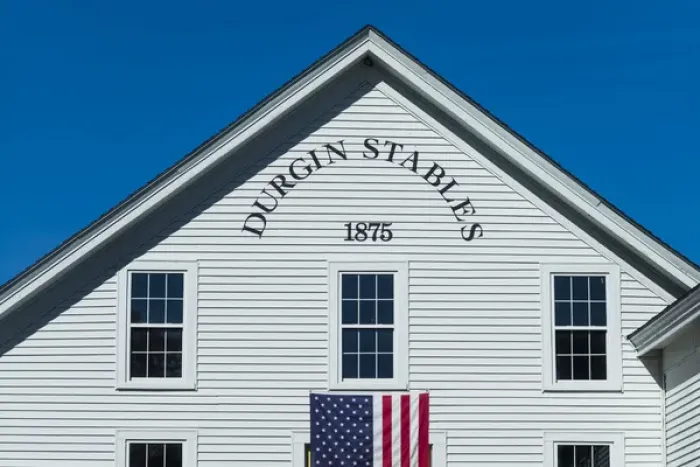 Framed Print : USA, New Hampshire, Lake Winnipesaukee Region, Wolfeboro, Durgin Stables building Framed Print : USA, New Hampshire, Lake Winnipesaukee Region, Wolfeboro, Durgin Stables building