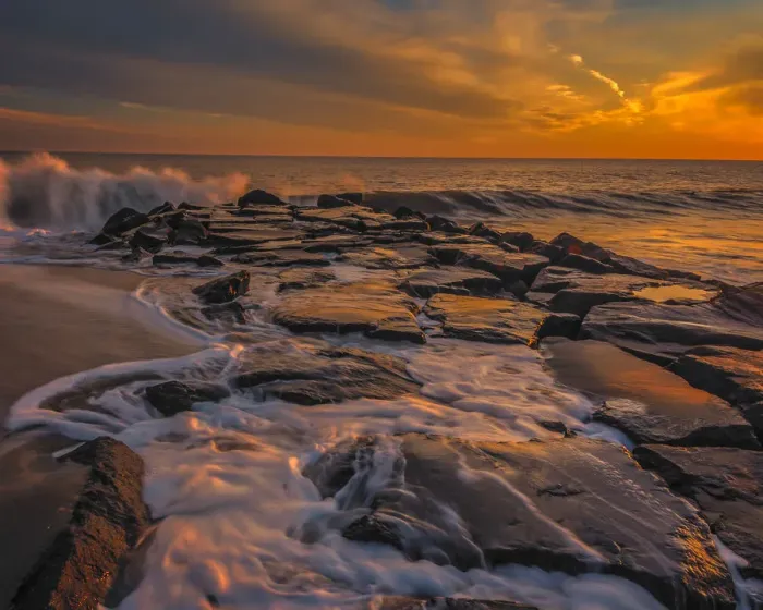 Framed Print : USA, New Jersey, Cape May National Seashore