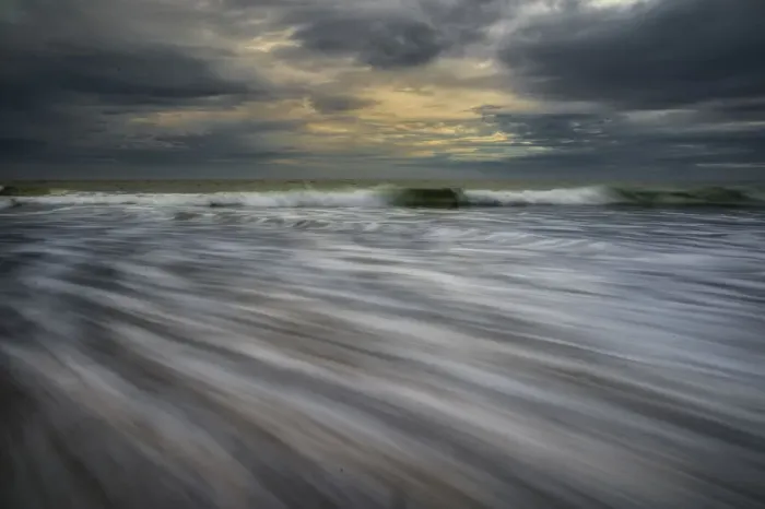 Framed Print : USA, New Jersey, Cape May National Seashore. Ocean waves on beach at sunset Framed Print : USA, New Jersey, Cape May National Seashore. Ocean waves on beach at sunset
