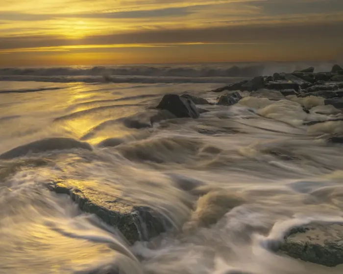 Framed Print : USA, New Jersey, Cape May National Seashore. Sunrise on ocean shore Framed Print : USA, New Jersey, Cape May National Seashore. Sunrise on ocean shore
