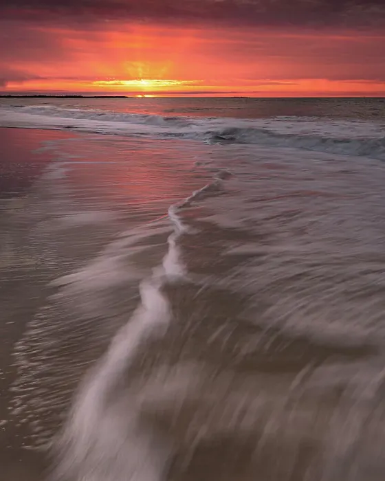 Framed Print : USA, New Jersey, Cape May National Seashore. Sunrise on shoreline Framed Print : USA, New Jersey, Cape May National Seashore. Sunrise on shoreline