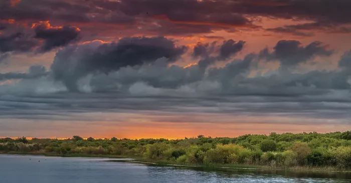 Framed Print : USA, New Jersey, Cape May National Seashore. Panoramic with lake and clouds lit at sunrise Framed Print : USA, New Jersey, Cape May National Seashore. Panoramic with lake and clouds lit at sunrise