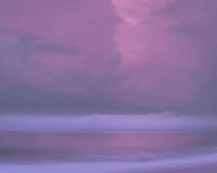 Framed Print : USA, New Jersey, Cape May National Seashore. Abstract of ocean and clouds at sunrise