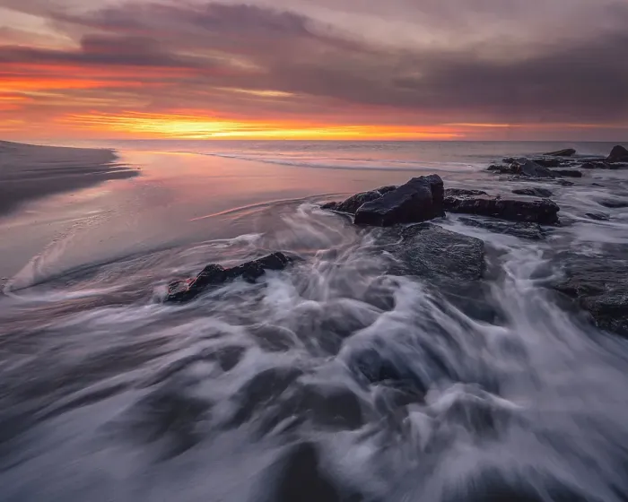 Framed Print : USA, New Jersey, Cape May National Seashore. Sunrise on ocean shore. ©Jay O'Brien / Jaynes Gallery / DanitaDelimont.com Framed Print : USA, New Jersey, Cape May National Seashore. Sunrise on ocean shore. ©Jay O'Brien / Jaynes Gallery / DanitaDelimont.com