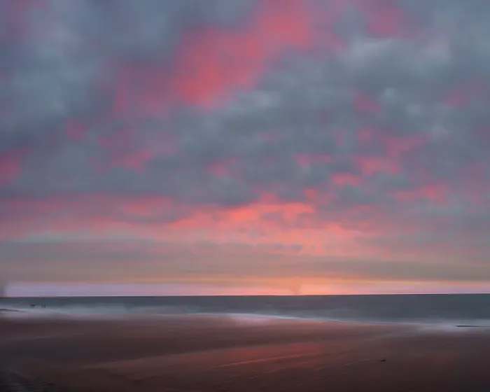 Framed Print : USA, New Jersey, Cape May National Seashore. Ocean and beach at sunrise. ©Jay O'Brien  /  Jaynes Gallery  /  DanitaDelimont.com