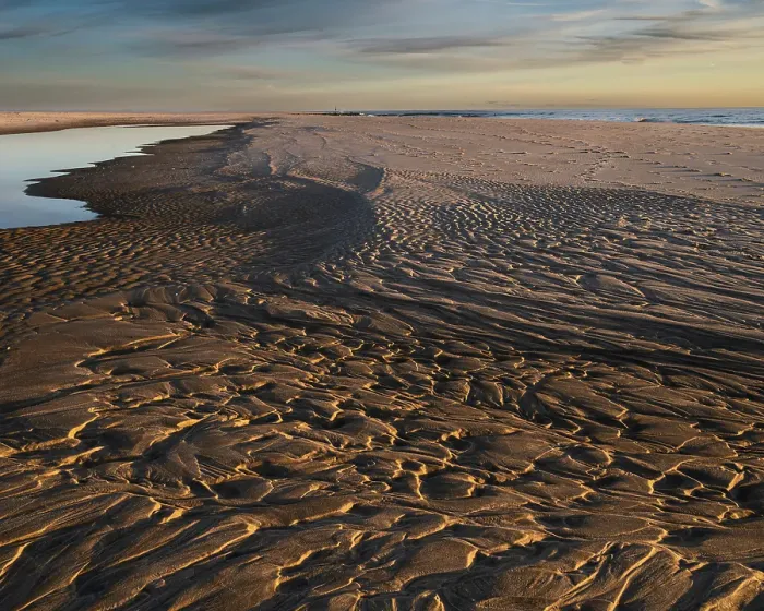 Framed Print : USA, New Jersey, Cape May National Seashore. Patterns in beach sand. ©Jay O'Brien / Jaynes Gallery / DanitaDelimont.com Framed Print : USA, New Jersey, Cape May National Seashore. Patterns in beach sand. ©Jay O'Brien / Jaynes Gallery / DanitaDelimont.com