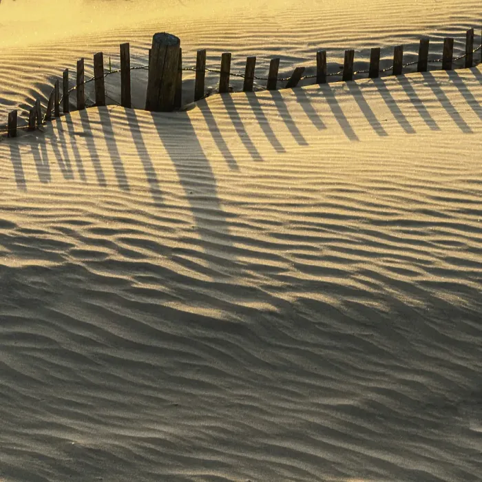 Framed Print : USA, New Jersey, Wildwood. Fence makes shadow patterns in sand Framed Print : USA, New Jersey, Wildwood. Fence makes shadow patterns in sand
