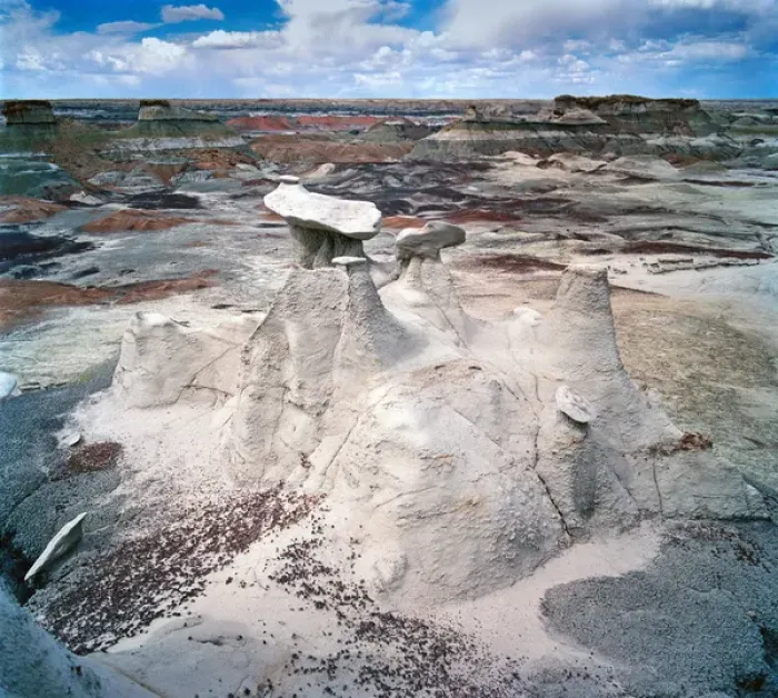 Framed Print : USA, New Mexico, Bisti Badlands. Also known as Bisti Wilderness Area, situated in