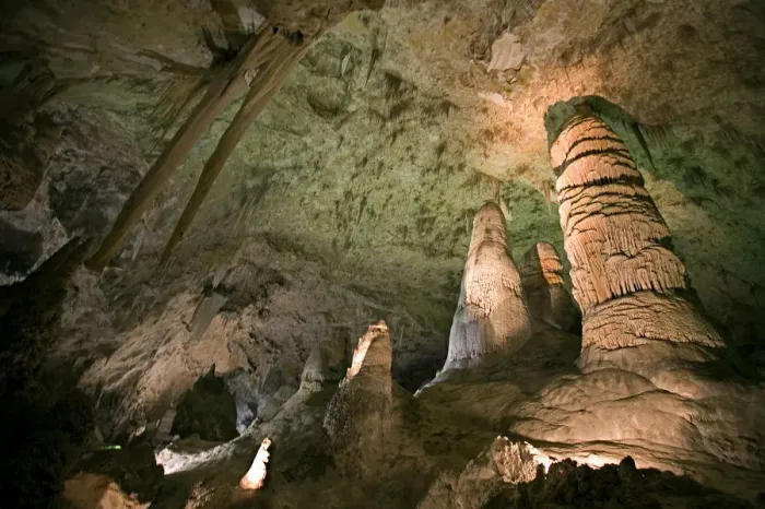 Framed Print : USA, New Mexico, Carlsbad Caverns National Park. The Big Room, the largest cave in Framed Print : USA, New Mexico, Carlsbad Caverns National Park. The Big Room, the largest cave in