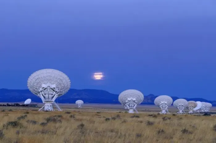 Framed Print : USA, New Mexico, Plains of San Augustin. The 27 Very Large Array antennas that comprise Framed Print : USA, New Mexico, Plains of San Augustin. The 27 Very Large Array antennas that comprise