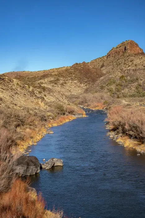 Framed Print : USA, New Mexico, Rio Grande del Norte National Monument. Landscape with Rio Grande River. ©Cathy & Gordon Illg / Jaynes Gallery / DanitaDelimont.com Framed Print : USA, New Mexico, Rio Grande del Norte National Monument. Landscape with Rio Grande River. ©Cathy & Gordon Illg / Jaynes Gallery / DanitaDelimont.com