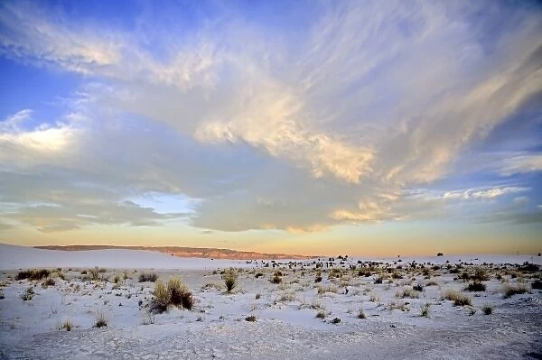 USA, New Mexico, White Sands National Monument situated in the Tularosa Basin of