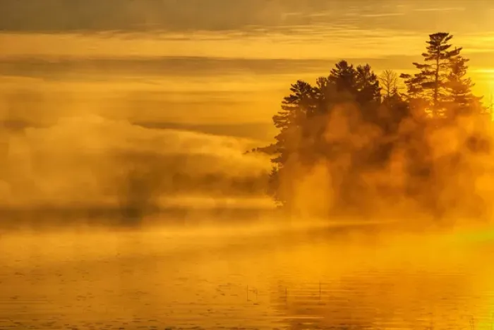 Framed Print : USA, New York, Adirondack Mountains. Morning mist on Raquette Lake Framed Print : USA, New York, Adirondack Mountains. Morning mist on Raquette Lake