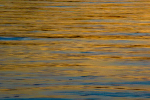 USA, New York, Adirondack State Park. Sunset on lake