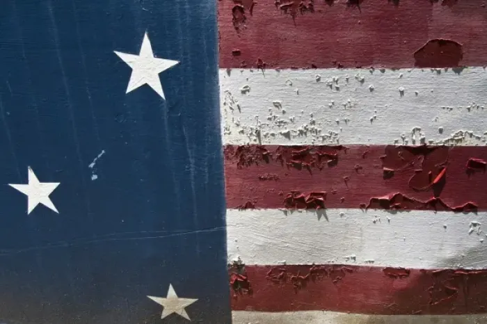 Framed Print : USA, New York, East Hampton. Detail of boat painted with USA flag Framed Print : USA, New York, East Hampton. Detail of boat painted with USA flag