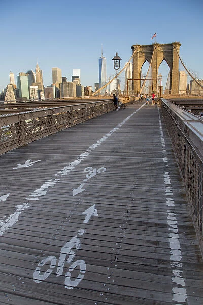 USA, New York, New York, Brooklyn Bridge
