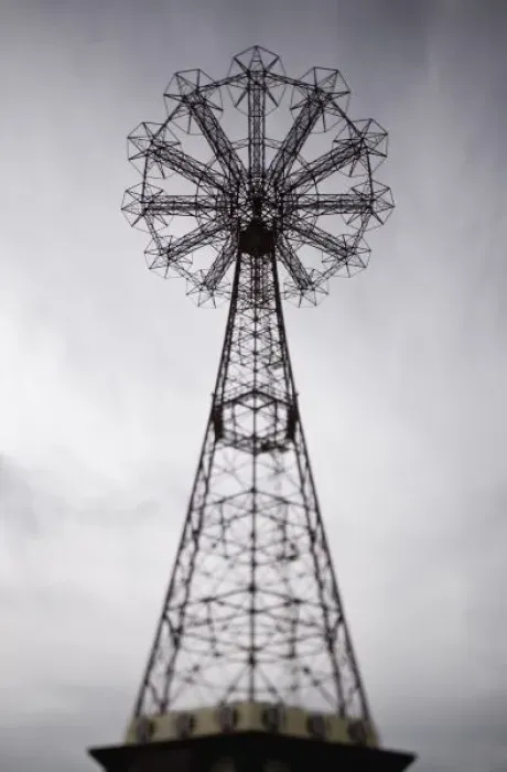 Framed Print : USA, New York, New York City, Brooklyn: Coney Island, Coney Island Parachute Jump