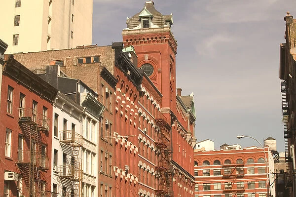 USA-New York-New York City-Manhattan: Tribeca-Loft Buildings & New York Mercantile
