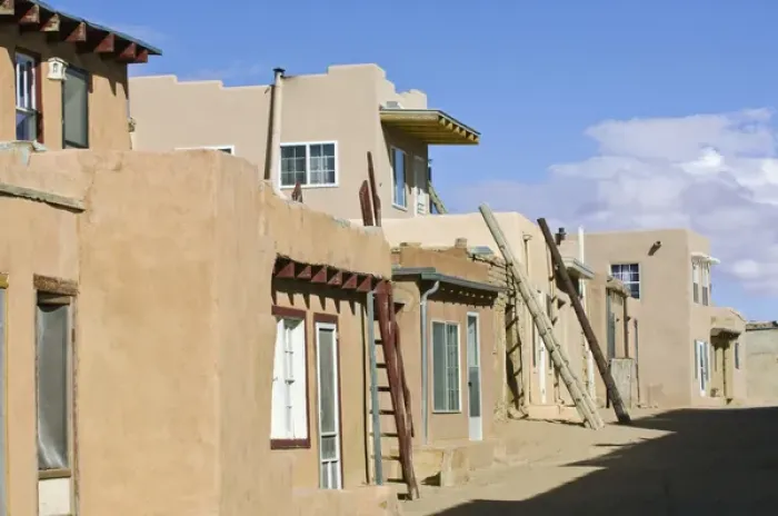 Framed Print : USA, NM, Acoma Pueblo, Sky City Village