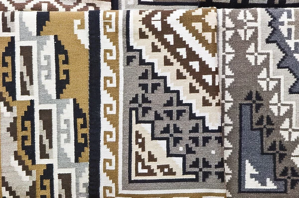 USA, NM, Gallup, Handmade Navajo Rugs for Sale