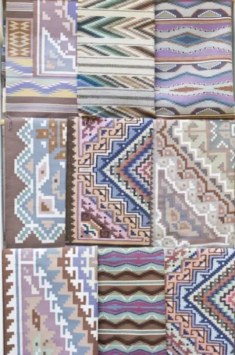 Framed Print : USA, NM, Gallup, Handmade Navajo Rugs for Sale Framed Print : USA, NM, Gallup, Handmade Navajo Rugs for Sale