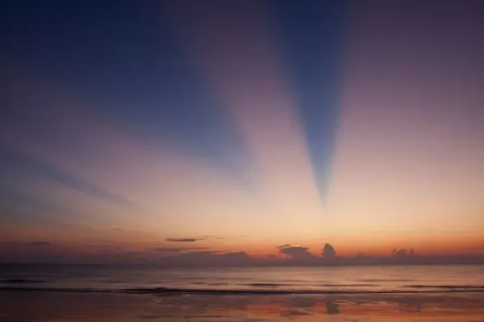 Framed Print : USA, North America, Georgia, Tybee Island. Rays of light at the beach at sunrise Framed Print : USA, North America, Georgia, Tybee Island. Rays of light at the beach at sunrise