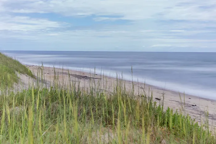 Framed Print : USA, North Carolina, Buxton. Seashore and beach