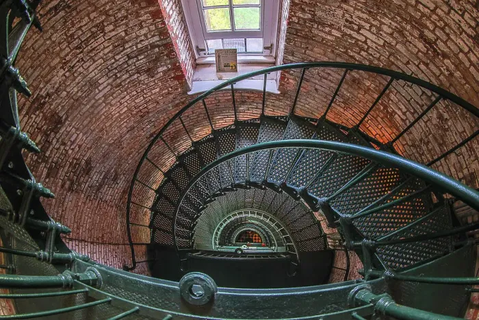 Framed Print : USA, North Carolina, Corolla. Spiral staircase inside the Currituck Lighthouse Framed Print : USA, North Carolina, Corolla. Spiral staircase inside the Currituck Lighthouse