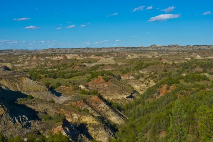 Framed Print : USA, North Dakota, Medora. Theodore Roosevelt National Park, South Unit, Badlands