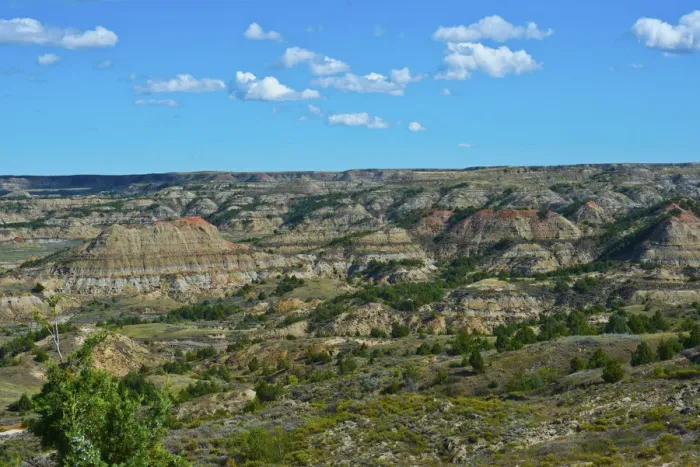 Framed Print : USA, North Dakota, Medora. Theodore Roosevelt National Park, South Unit, Painted Framed Print : USA, North Dakota, Medora. Theodore Roosevelt National Park, South Unit, Painted