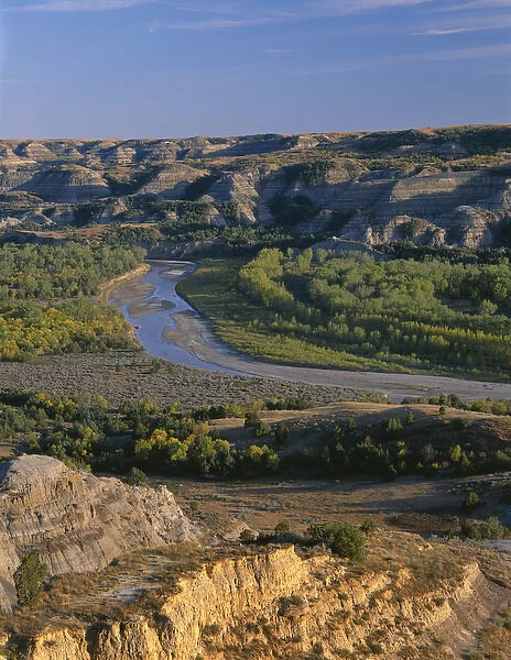 USA, North Dakota, Theodore Roosevelt National Park, Valley of the Little Missouri