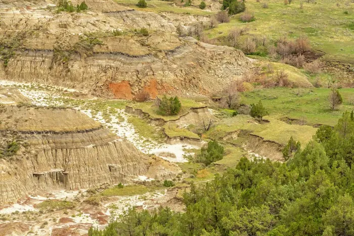 Framed Print : USA, North Dakota, Theodore Roosevelt National Park. Overview of park eroded formations Framed Print : USA, North Dakota, Theodore Roosevelt National Park. Overview of park eroded formations