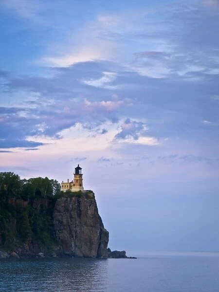 USA, Northeastern Minnesota, Split Rock State Park, Split Rock Lighthouse, Lake Superior