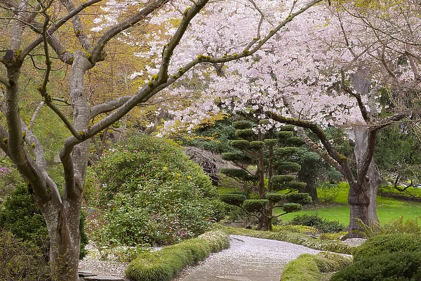 USA, Oregon, Ashland. Spring scenic in Lithia Park