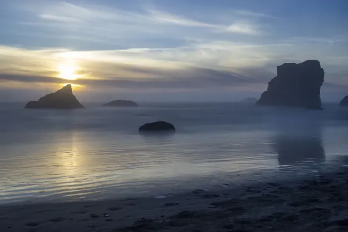 Framed Print : Usa, Oregon, Bandon. Bandon Beach, Sunset at the Beach Framed Print : Usa, Oregon, Bandon. Bandon Beach, Sunset at the Beach
