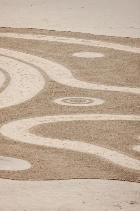 Framed Print : USA, Oregon, Bandon Beach. Geometric drawings in the sand. (PR) Framed Print : USA, Oregon, Bandon Beach. Geometric drawings in the sand. (PR)